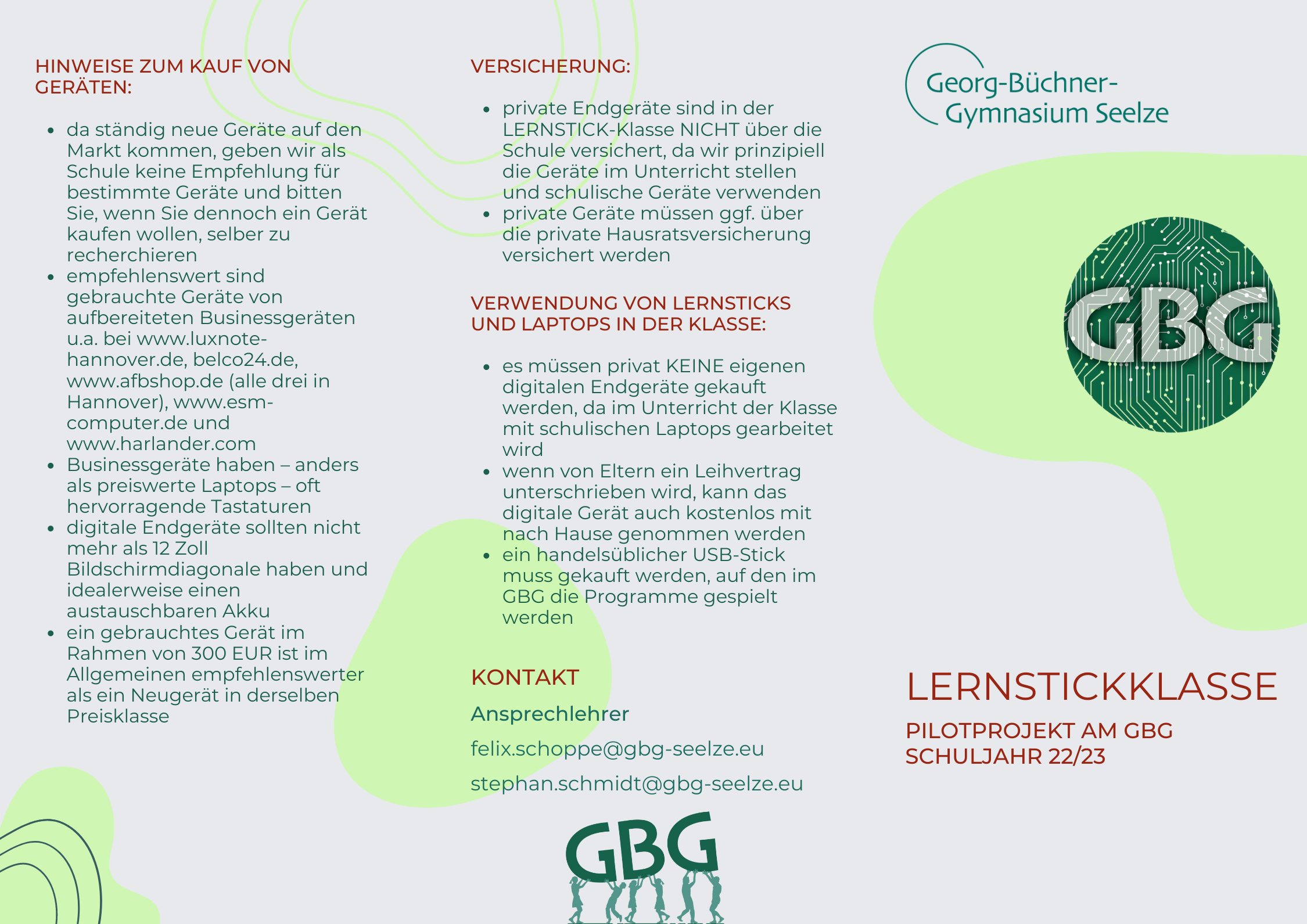 Lernstick Bild Brosch re Georg B chner Gymnasium Seelze Lernstick Bild Brosch re Georg B chner Gymnasium Seelze